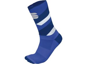 Sportful Bodyfit Team 15 Ponožky modré/biele