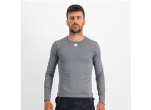 Sportful MIDWEIGHT LAYER tričko s dl. rukávom sivé