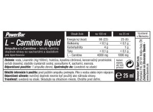 PowerBar L-Carnitine Liquid Ampulka 25ml