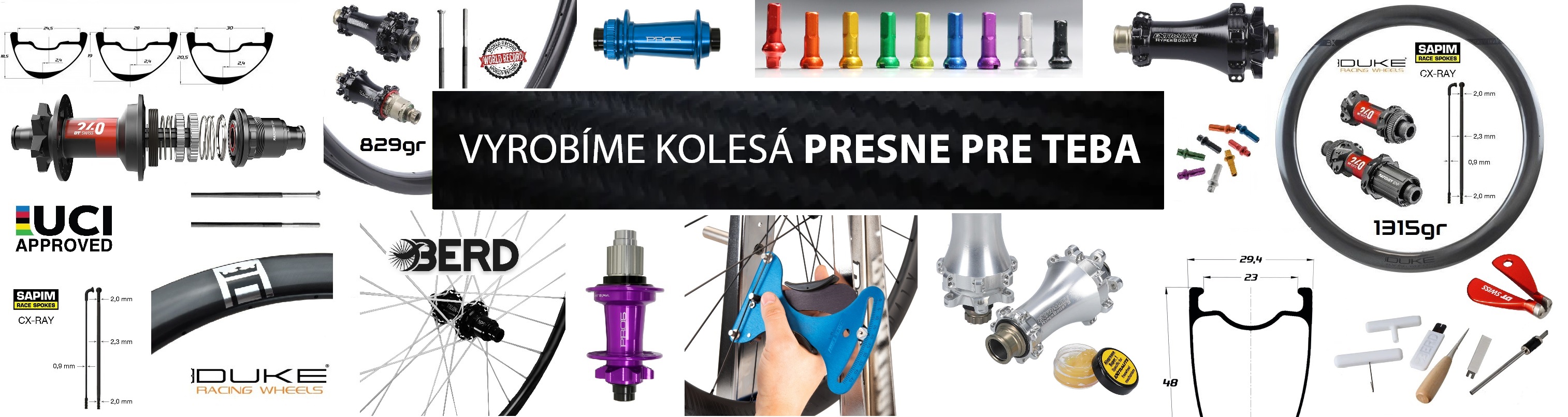 kolesá na mieru