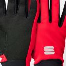 Sportful Kids Softshell rukavice čierna/červená