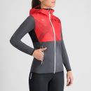 Sportful Rythmo dámska bunda black oyster/hibiscus