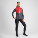 Sportful Rythmo dámska bunda black oyster/hibiscus