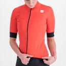 Sportful Fiandre Light Norain Bunda s kr. rukávom červená