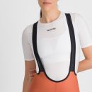 Sportful PUs dlhým rukávom dámske kraťasy s trakmi sienna glow