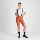Sportful PUs dlhým rukávom dámske kraťasy s trakmi sienna glow
