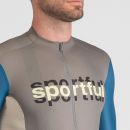 Sportful SUPERGIARA LOGO dres gun metal/teal blue
