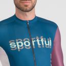Sportful SUPERGIARA LOGO dres teal blue/bordo