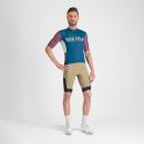 Sportful SUPERGIARA LOGO dres teal blue/bordo