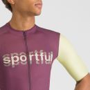Sportful SUPERGIARA LOGO dres bordo/shadow lime