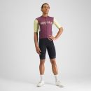 Sportful SUPERGIARA LOGO dres bordo/shadow lime