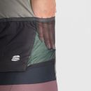 Sportful SUPERGIARA LOGO dámsky dres gun metal/pink