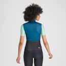 Sportful SUPERGIARA LOGO dámsky dres teal blue/lichen green