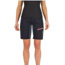 Karpos VAL VIOLA dámske kraťasy čierne/tmavosivé