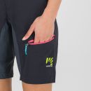 Karpos VAL VIOLA dámske kraťasy čierne/tmavosivé