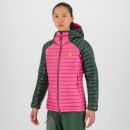 Karpos Alagna Down Dámska Bunda Fandango Pink/Jungle Green
