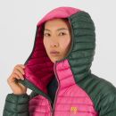 Karpos Alagna Down Dámska Bunda Fandango Pink/Jungle Green