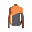 Karpos Federa Full-Zip Flíska Woodl.Gray/Mahogany/Vibr.Orange