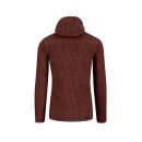 Karpos Rocchetta Evo Hoodie Flíska Mahogany/Vibr.Orange