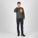Karpos Mesdi Crewneck Flíska Woodl.Gray/Vibr.Orange