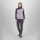 Karpos Federa Full-Zip Dámska Flíska Lavender/Black/Woodl.Gray