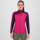 Karpos FEDERA FULL-ZIP dámska flíska Pink/Boysenberry/Vulcan