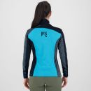 Karpos FEDERA FULL-ZIP dámska flíska Blue Atoll/Vulcan/Midnight