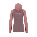Karpos Camoscio Dámska Mikina So Zipsom Huckleberry/Deco Rose