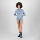 Karpos VOLPE dámska FULL ZIP mikina s kapucňou windw. blue