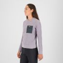 Karpos Mesdi Dámska Crewneck Flíska Lavender/Woodl.Gray