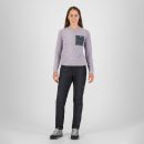 Karpos Mesdi Dámska Crewneck Flíska Lavender/Woodl.Gray