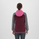 Karpos Rocchetta Vogue Hoodie Halfp Zip dámsa flíska Crimson/Smoked/Pink Power