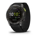 GARMIN Enduro 2, Sapphire Solar, Carbon Gray DLC Titanium. Black UltraFit Nylon strap