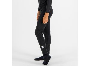 Sportful Solid Junior Elastické nohavice detské čierne