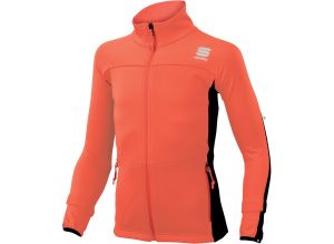 Sportful Light SoftShell bunda detská oranžová/čierna