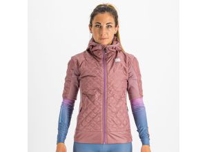 Sportful RYTHMO dámska PUFFY bunda krátky rukáv fialové