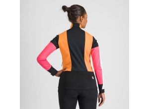 Sportful APEX dámska bunda black/white/yellow/pink