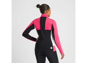Sportful SQUADRA dámska bunda raspberry pink/white