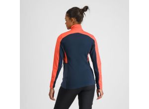 Sportful ENGADIN dámska bunda pompelmo/galaxy blue