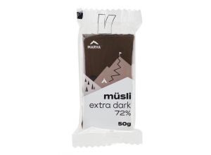 MÜSLI EXTRA DARK 72% 50g