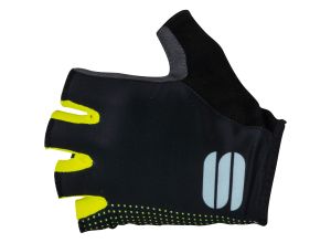 Sportful Diva dámske rukavice čierne/fluo žlté