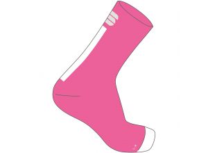 Sportful Bodyfit Pro 12 Dámske ponožky ružové/biele