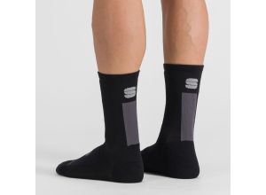 Sportful Merino Wool 18 ponožky čierne/antracitové