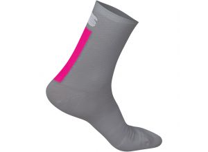 Sportful Wool 18 dámske ponožky tmavosivé/ružové