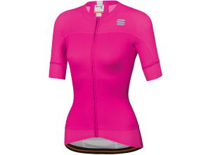 Sportful Bodyfit EVO dámsky dres ružový/biely