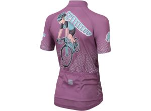 Sportful Super GIRL dievčenský dres fialový