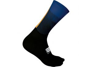 Sportful Evo ponožky čierne/modré/zlaté
