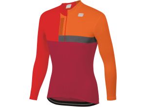 Sportful Bold Thermal dres tmavoružový/červený/oranžový