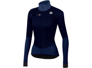 Sportful Bodyfit Pro dámska bunda modrá/zlatá
