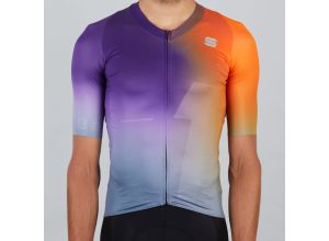 Sportful Bomber dres oranžový/fialový